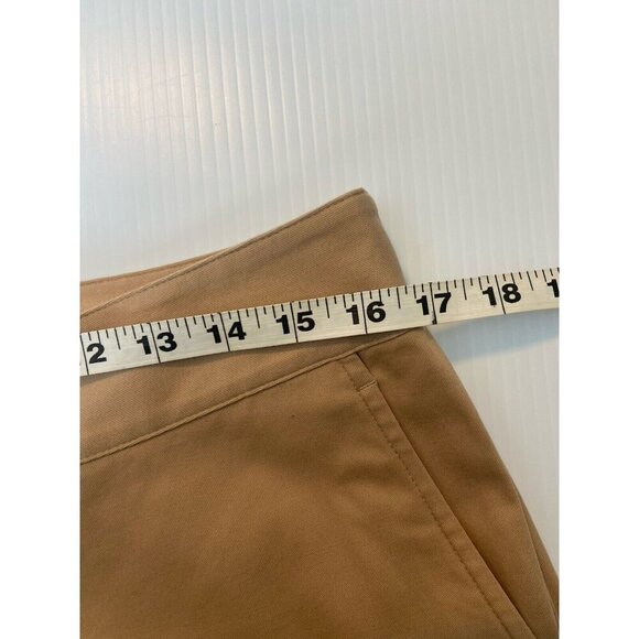 Lauren Ralph Lauren Chino Pants With Side Buckle Women's Size 10 Khaki Beige Tan - Picture 12 of 14